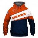 Chicago Bears 3D Hoodie Purple Sweatshirt