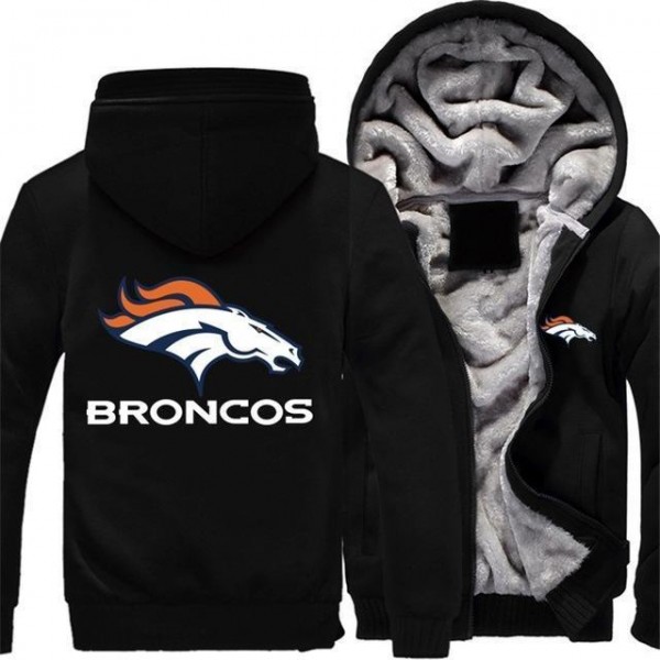 Denver Broncos Winter Hoodie Black