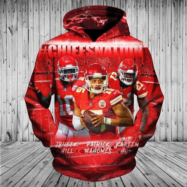 Kansas City Chiefs Hoodie 3D Nation