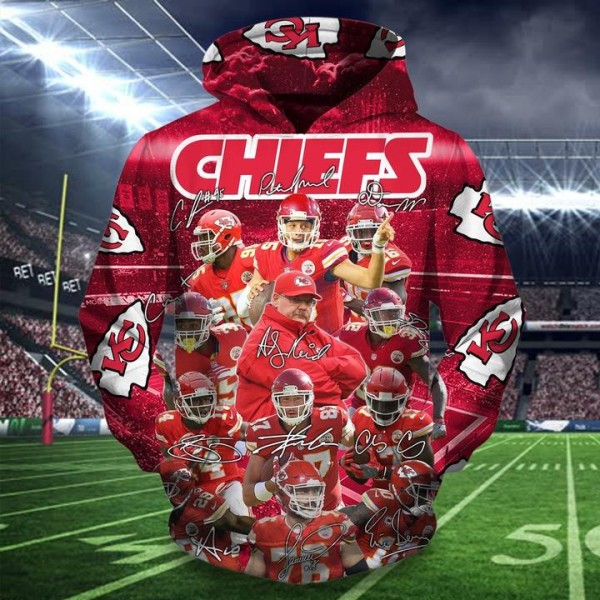 Kansas City Chiefs Hoodie 3D VIP