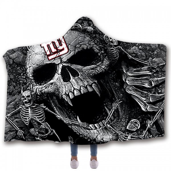 New York Giants Classic 3D Hooded Blanket